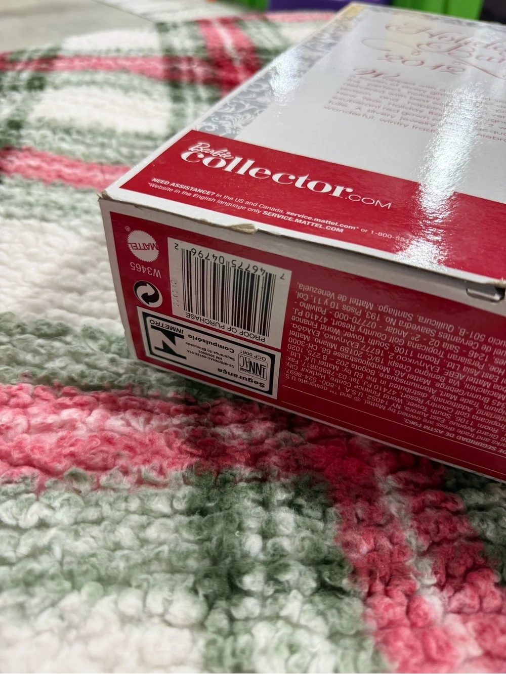 ✨ 2012 Holiday Barbie Doll Collector Edition NIB Never Removed Beautiful ✨